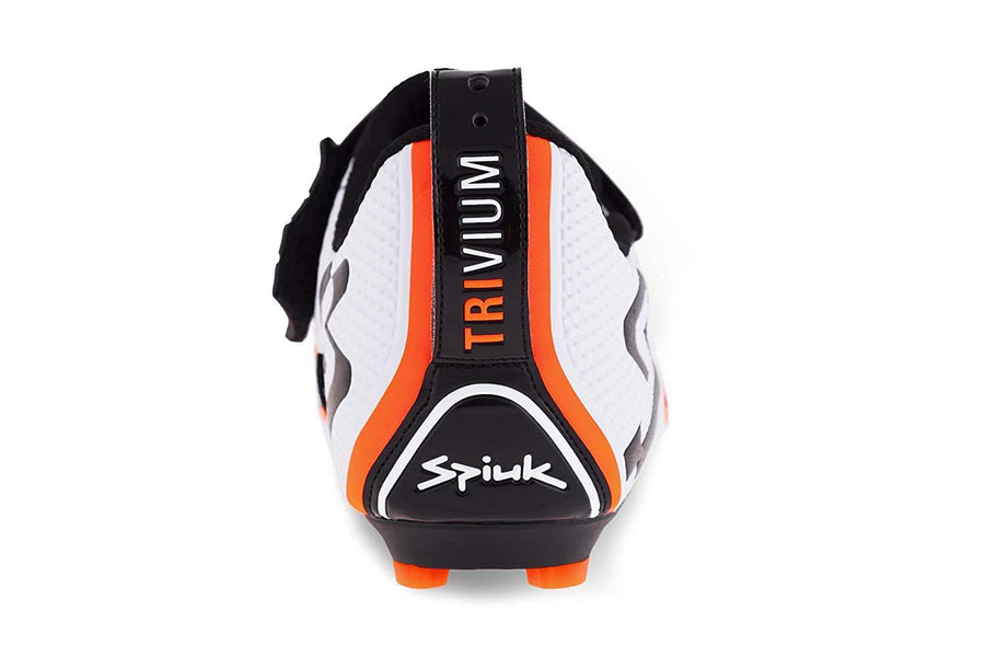 Spiuk Trivium Triathlon Shoe - White/Orange/Black - SpinWarriors