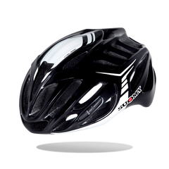 Suomy Timeless Helmet - Black/White - SpinWarriors