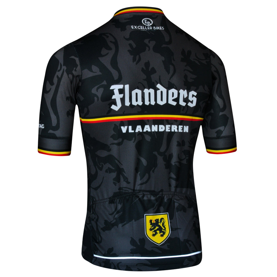 Milltag Flanders Belgian Black Jersey - SpinWarriors