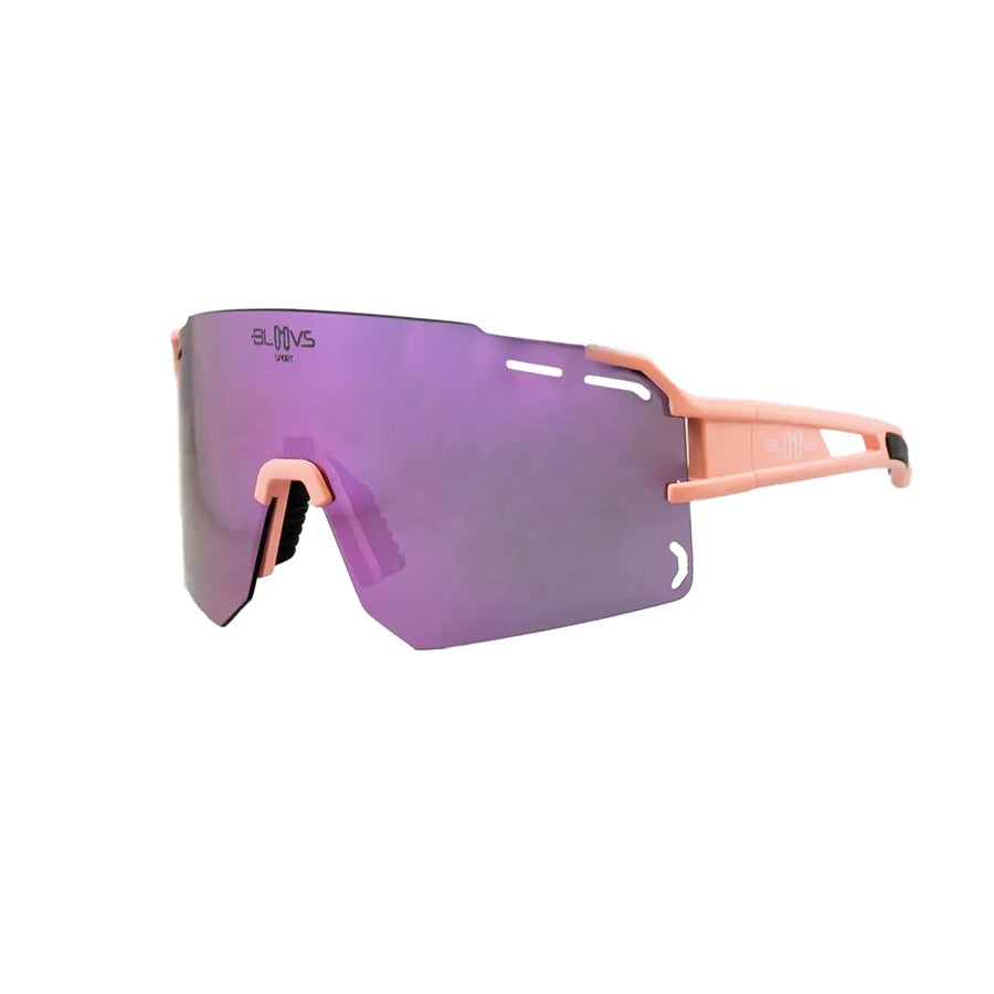 Bloovs Tromso Sunglasses - Matte Pink/Pink Mirror
