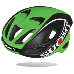 Suomy Glider Helmet - Black/Green - SpinWarriors