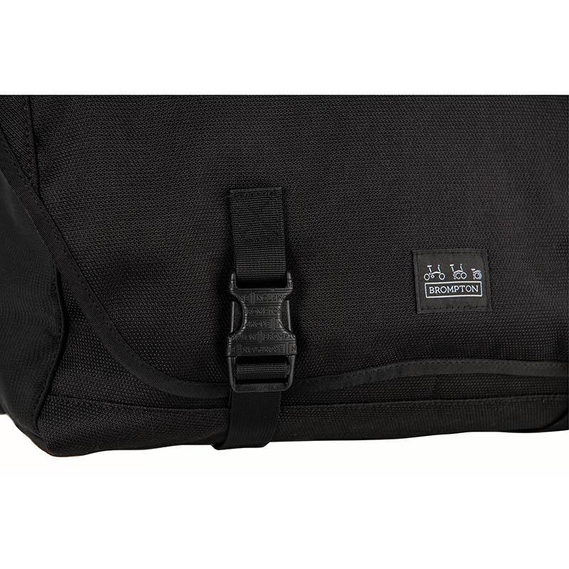 Brompton Metro Messenger Bag Large - Black - SpinWarriors