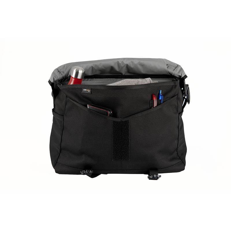 Brompton Metro Messenger Bag Large - Black - SpinWarriors