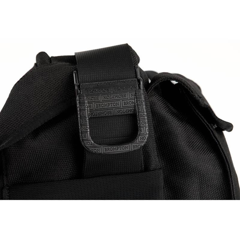 Brompton Metro Messenger Bag Large - Black - SpinWarriors