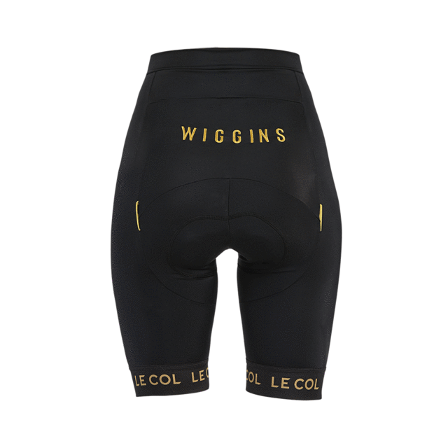 Le Col by Wiggins Sport Waist Women Short - Black/Gold - SpinWarriors