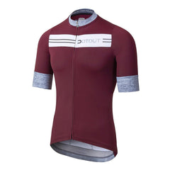 Dotout Stripe Jersey - Bordeaux/White - SpinWarriors