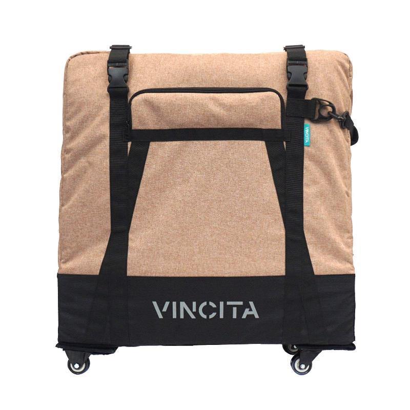 Vincita Brompton Soft Transport Bag - Brown - SpinWarriors