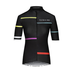 Peloton de Paris Domestique Women Jersey - Laser Black - SpinWarriors