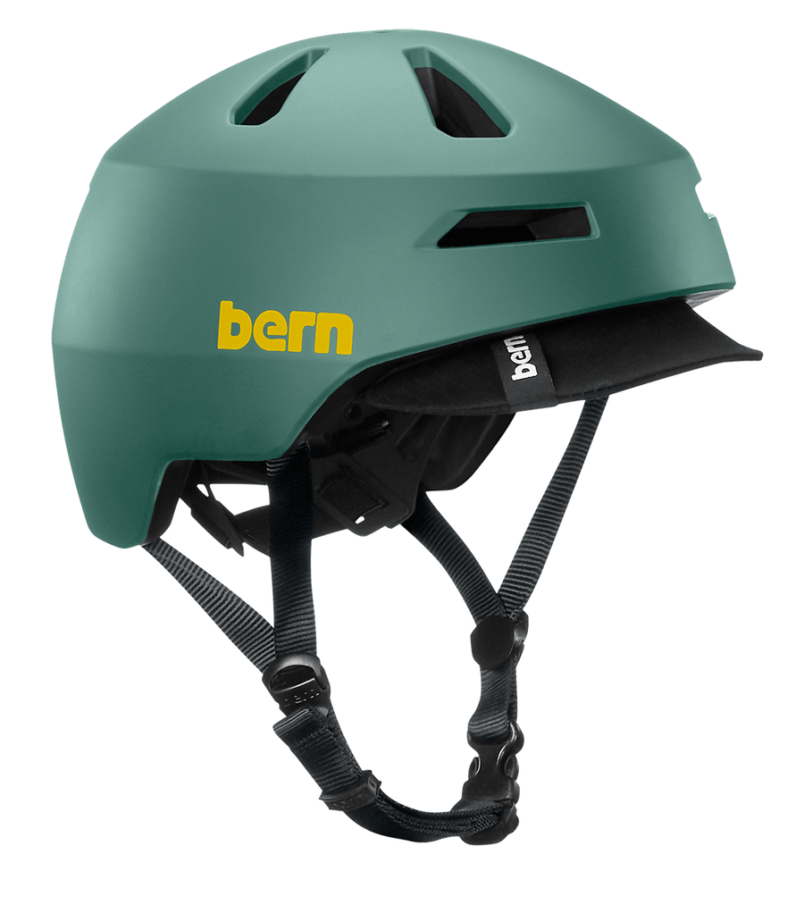 Helm Sepeda Bern Brentwood 2.0 - Matte Slate Green - SpinWarriors