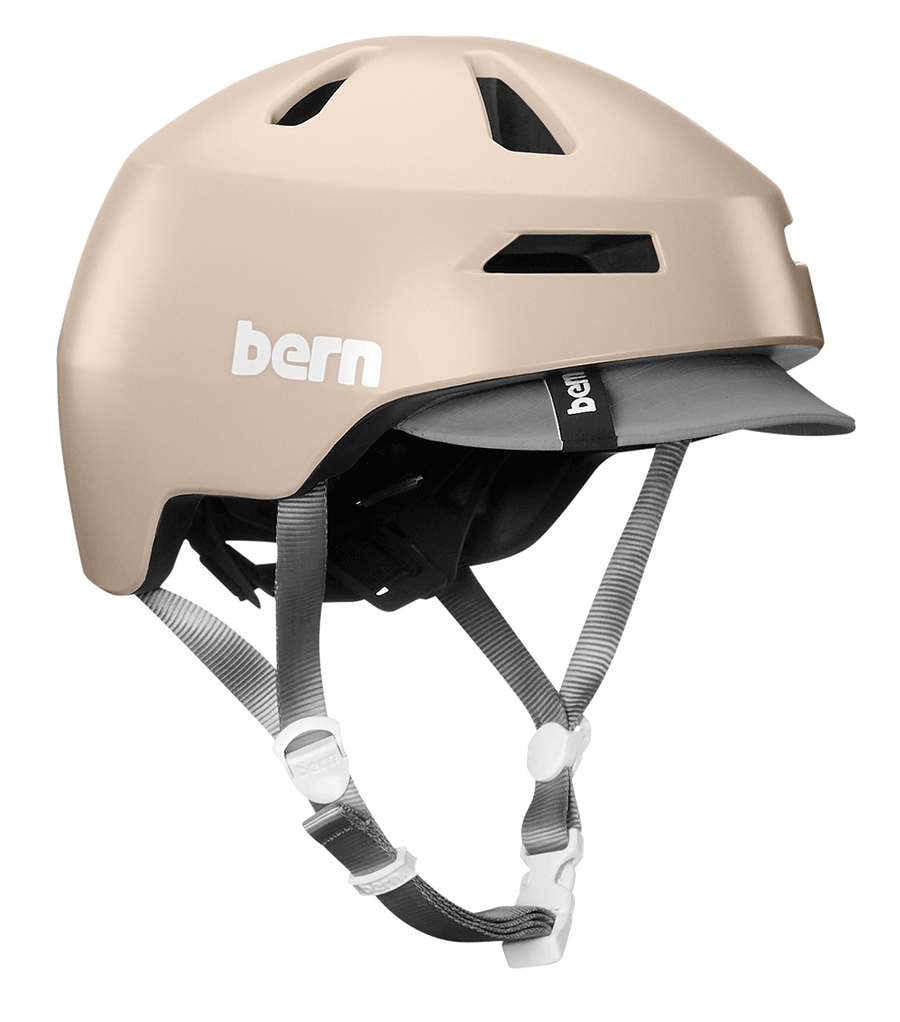 Helm Sepeda Bern Brentwood 2.0 - Satin Rose Gold - SpinWarriors