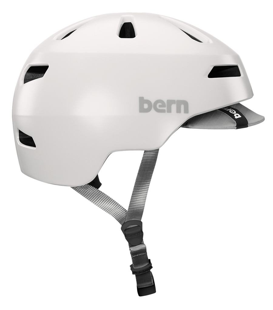 Bern Brentwood 2.0 Helmet - Satin White - SpinWarriors