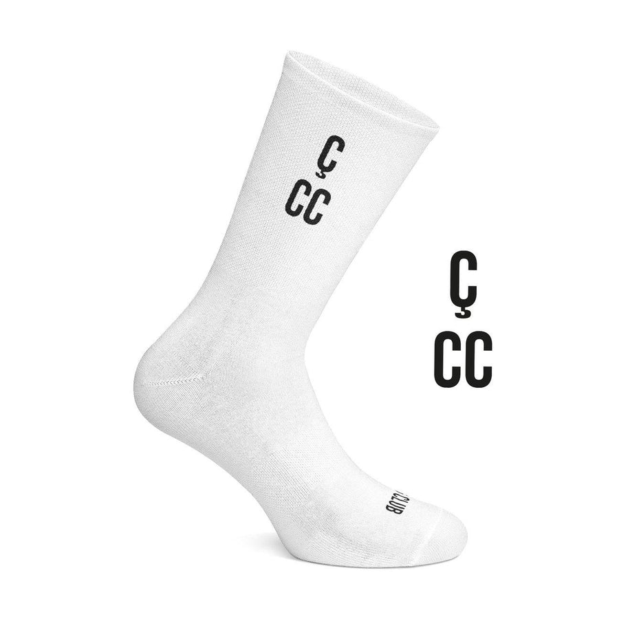 Cois Cycling Club Socks - White - SpinWarriors