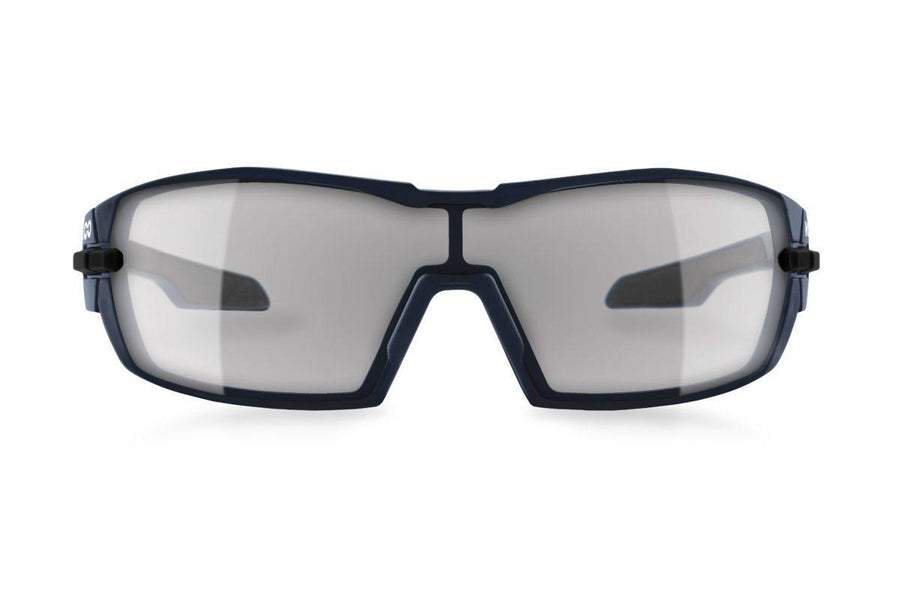 KOO Open Blue Matt Sunglasses - Smoke Mirror Lens - SpinWarriors