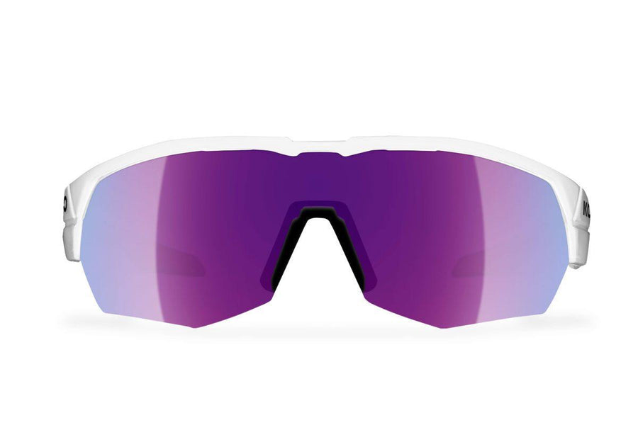 KOO Open Cube White Sunglasses - Infrared Lens - SpinWarriors