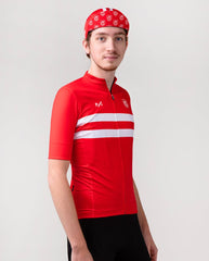 Milltag Cycling Weekly Heritage Jersey - Red - SpinWarriors