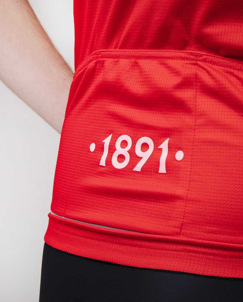 Milltag Cycling Weekly Heritage Jersey - Red - SpinWarriors