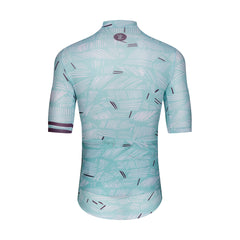 Peloton de Paris Sprinteur Jersey - Scribble Celeste - SpinWarriors