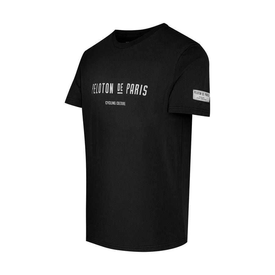 Peloton de Paris Cycling Culture T-Shirt - Black - SpinWarriors