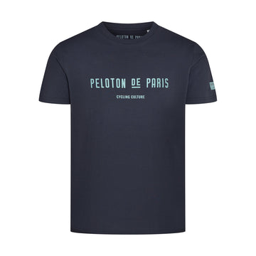 Peloton de Paris Cycling Culture T-Shirt - India Ink - SpinWarriors