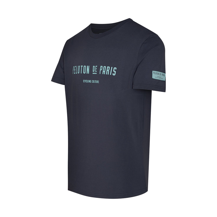 Peloton de Paris Cycling Culture T-Shirt - India Ink - SpinWarriors