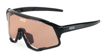 KOO Demos Black/Rose Sunglasses - Pink Lens - SpinWarriors