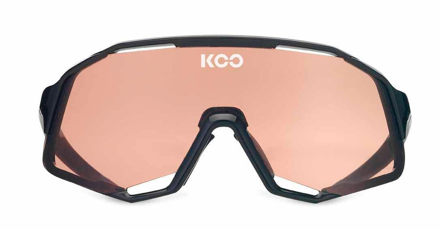 KOO Demos Black/Rose Sunglasses - Pink Lens - SpinWarriors
