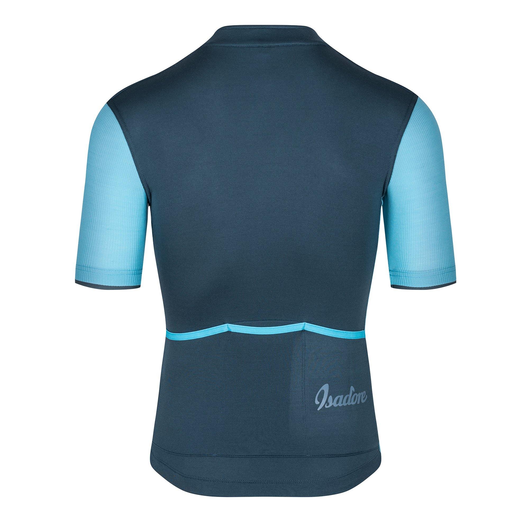 Isadore Signature Cycling Jersey - Anthracite Black/White