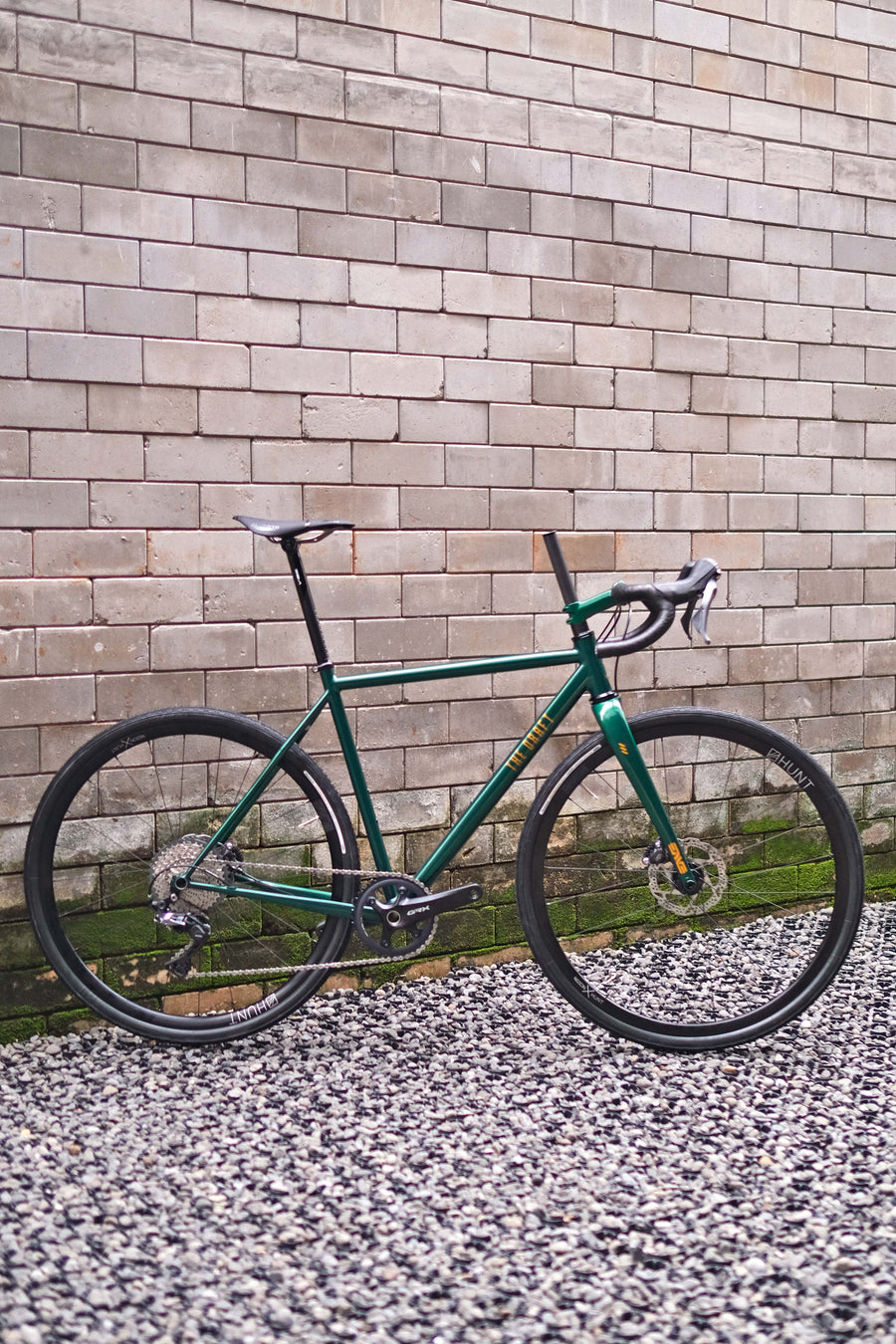 gravel bike green The Draft Comet Eater Gravel Bike