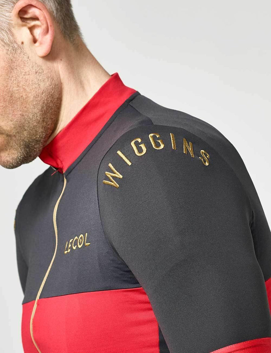 Le Col By Wiggins Hors Categorie Jersey - Ash/Red - SpinWarriors