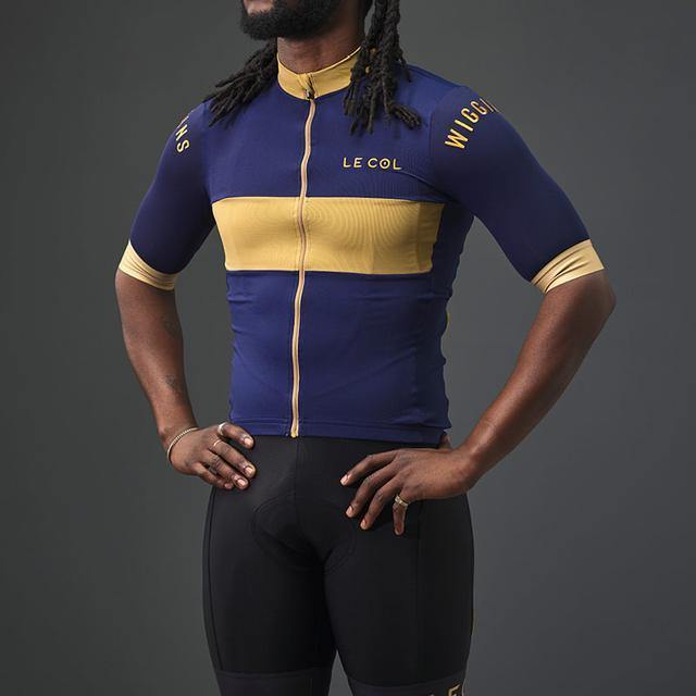 Le Col By Wiggins Hors Categorie Jersey - Navy/Gold – SpinWarriors