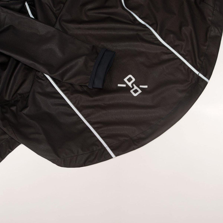Peloton de Paris Elements Packable Jacket - Black - SpinWarriors