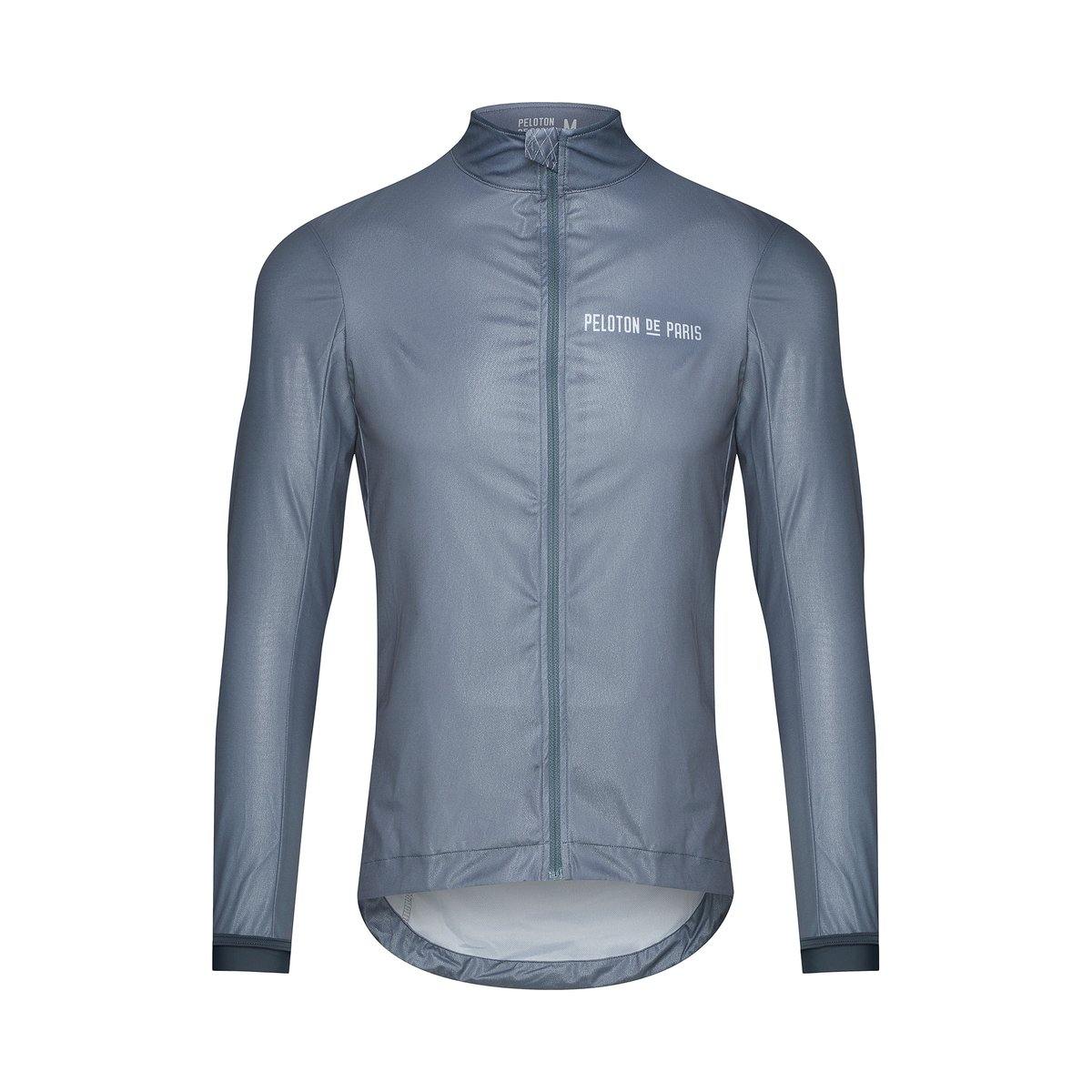 Peloton de Paris Elements Packable Jacket - Grey – SpinWarriors