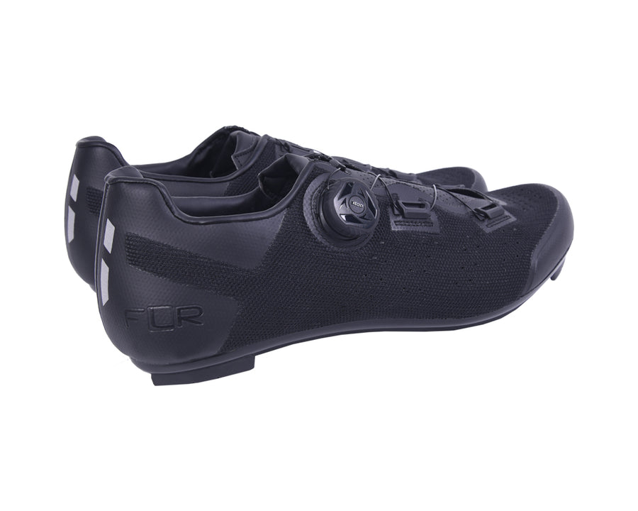 FLR F-11 Knit Road Shoes - Black