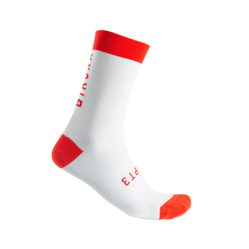 CHPT3 Girona S2 Socks - White/Fire Red - SpinWarriors