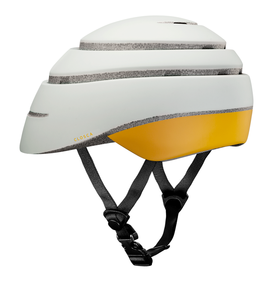 Closca Loop Helmet - Pearl/Mustard - SpinWarriors