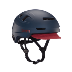 Helm Sepeda MIPS Bern Hudson - Matte Navy - SpinWarriors