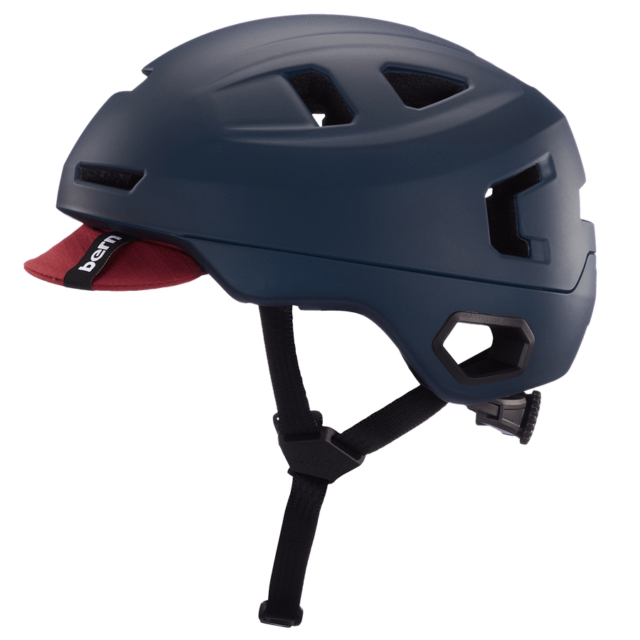 Helm Sepeda MIPS Perkotaan Bern Hudson - Matte Navy - SpinWarriors