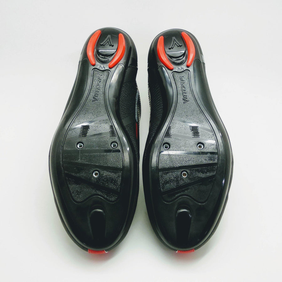 Vittoria Fusion Road Shoes - Black/Red - SpinWarriors