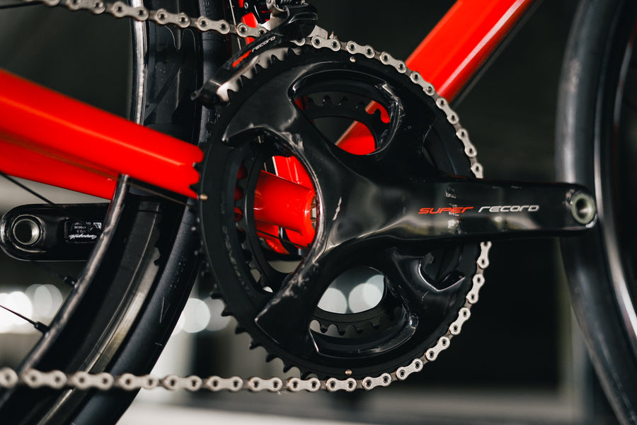 Cinelli Nemo Tig Road Bike Campagnolo Super Record - Racing Red - SpinWarriors