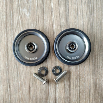 H&H Brompton Easy Wheel 55mm - Titanium - SpinWarriors