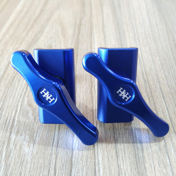 H&H Brompton Hinge Clamp Set - Blue - SpinWarriors