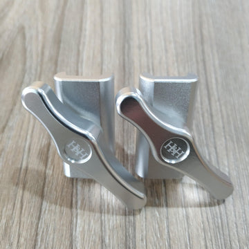 H&H Brompton Hinge Clamp Set - Silver - SpinWarriors