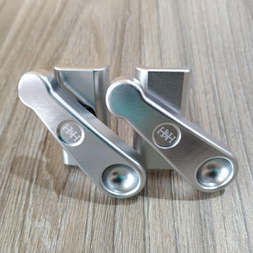 H&H Brompton Finger Dimple Hinge Clamp Set - Silver - SpinWarriors