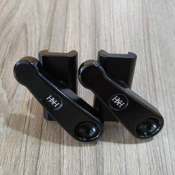 H&H Brompton Finger Dimple Hinge Clamp Set - Black - SpinWarriors