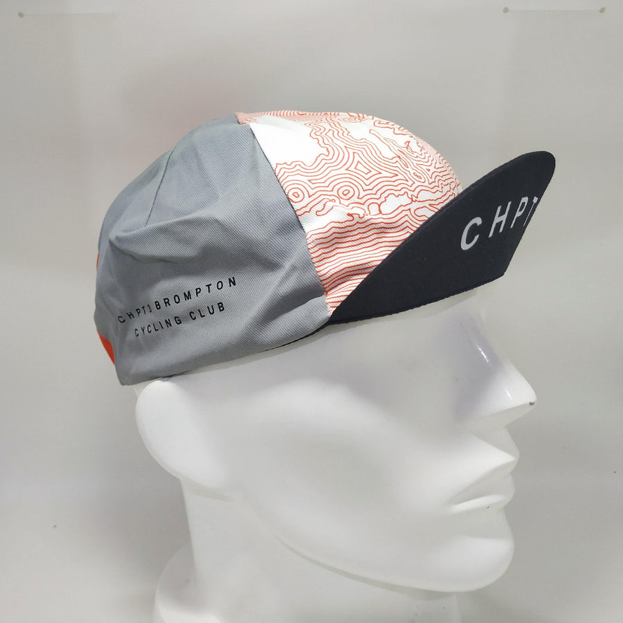 CHPT3 Brompton Club Indonesia Cycling Cap - Rear Red - SpinWarriors