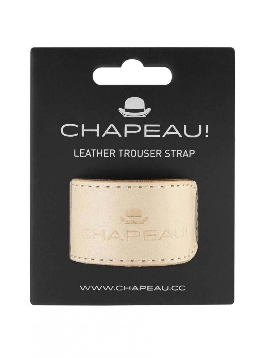 Chapeau! Leather Trouser Strap - Natural - SpinWarriors