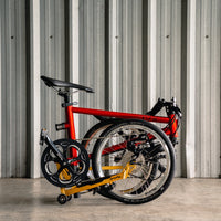 Tyrell IVE Sports Folding Bike - Red/Mango – SpinWarriors