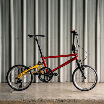 Tyrell IVE Sports Folding Bike - Red/Mango