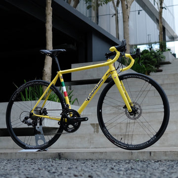 Tommasini Fire Road Disc Bike with Campagnolo Super Record - Yellow Tour de France
