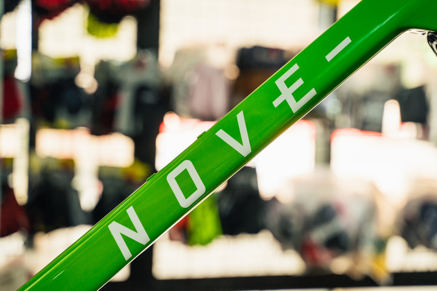 NOVE Race Carbon Road Disc Frameset - Glossy Green